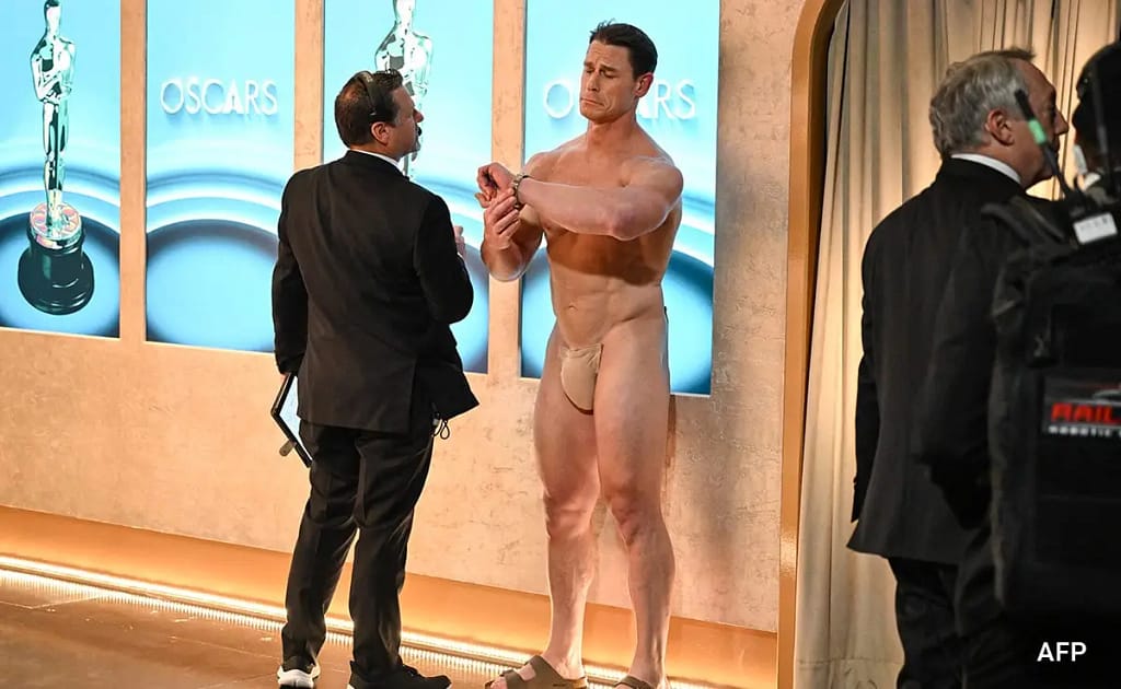 Oscars 2024 John Cena's Best Costume Award Presentation Sparks